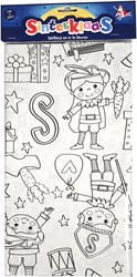 Wins Holland kleurtafelkleed Sinterklaas voor kinderen 138x220 cm