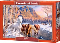 Castorland puzzle Winter Melt - 500 pièces - puzzle animaux-2