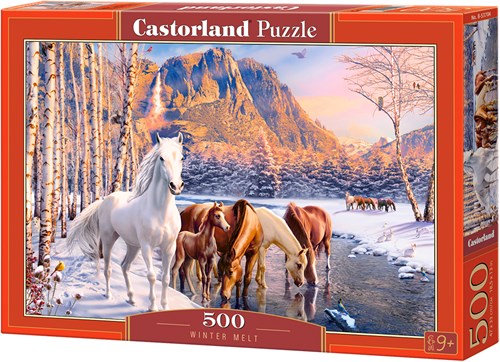 Castorland puzzle Winter Melt - 500 pièces - puzzle animaux-2