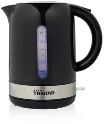 Tristar waterkoker RVS 1,7L 2200W - draadloos en veilig