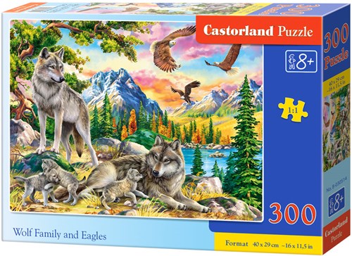 Castorland Wolf Family and Eagles -  Teile-2