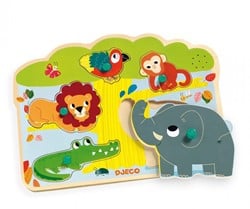 Djeco houten geluidspuzzel Baobab 