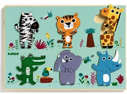 Djeco houten puzzel Coucou croco 