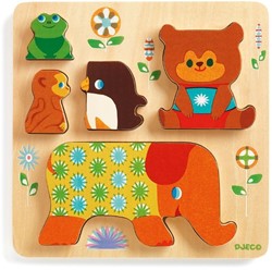 Djeco reliëf puzzel Woodypile