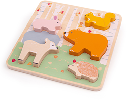 Bigjigs Woodland Chunky Puzzle FSC 100