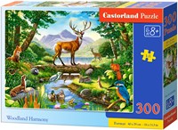 Castorland puzzle animaux Woodland Harmony 300 pièces carton-2