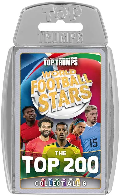 Winning Moves jeu de cartes football Top Trumps World Football Stars 200