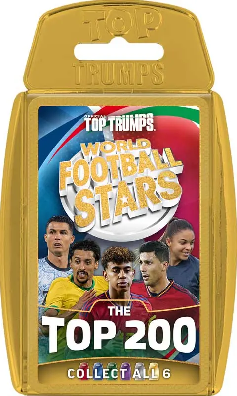 Winning Moves voetbalspel Top Trumps World Football Stars kaartspel