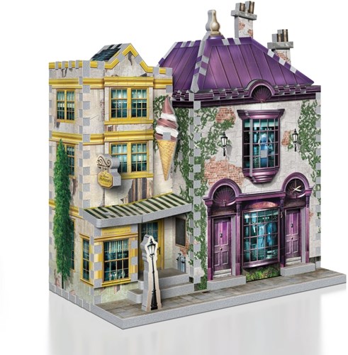 Wrebbit 3D puzzle Harry Potter - Boutique Madame Guipure & Glacier Florean Fortescue - 290 pièces-2