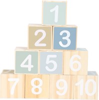 Atan blocs de chiffres en bois jouet éducatif coloré apprendre à compter