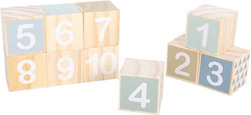 Atan blocs de chiffres en bois jouet éducatif coloré apprendre à compter-3
