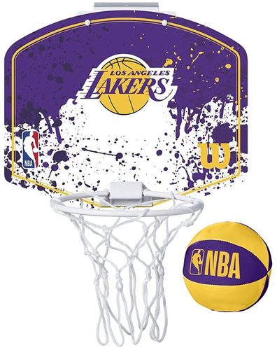 Wilson NBA Team Mini Basketbal Hoepel LA Lakers