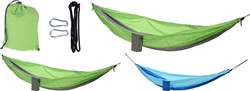 Redcliffs hangmat nylon 140x270cm met touw en haken - draagvermogen 120kg