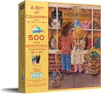 SunsOut puzzel XXL stukjes - A Bit of Country - 500 stukjes-2