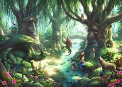 Ravensburger XXL Teile - Escape Puzzle Kids - The Magical Forest - 368 Teile