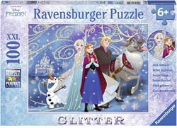 Ravensburger puzzle Reine des Neiges neige pailletée 100 pièces XXL