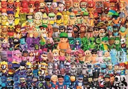 Clementoni puzzel - Stumble Guys - 180 XXL stukjes - kinderpuzzel