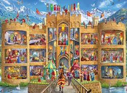 Ravensburger puzzle enfant 150 XXL château chevalier jouet éducatif