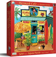 SunsOut puzzle pièces XXL - Mermaid Cafe - 500 pièces-2