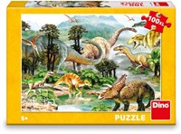 Dino puzzle - dinosaures - 100 pièces XXL - jouet éducatif-2