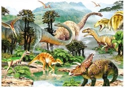 Dino puzzel - dinosaurussen - 100 XXL stukjes - educatief speelgoed