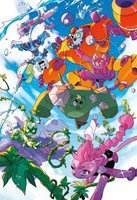 Clementoni puzzle XXL pièces Superfriends 104 pièces carton enfants