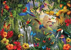 Eurographics puzzel tropisch paradijs XXL stukken 500 stuks kleurrijk