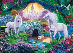 Eurographics puzzel Unicorns in Fairy Land - 500 XL stukjes