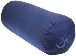 Yoga-Mad Buckwheat Yoga Bolster - Blue -