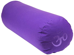 Yoga-Mad Buckwheat Yoga Bolster - Purple -