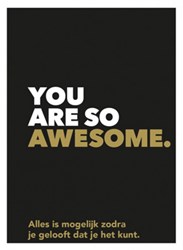 Lantaarn inspirerend boek You are so awesome met citaten cadeau
