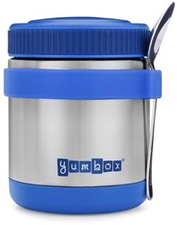 Yumbox thermos lunchbox - RVS voedselpot - Incl. lepel - 415ml - Blauw