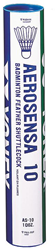 Yonex volant de badminton Aerosensa 10 - tube de 12 - blanc - qualité