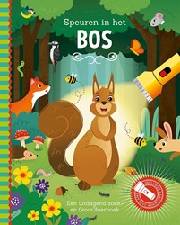 Speuren in het bos zoekboek - interactief kinderboek avontuur bos