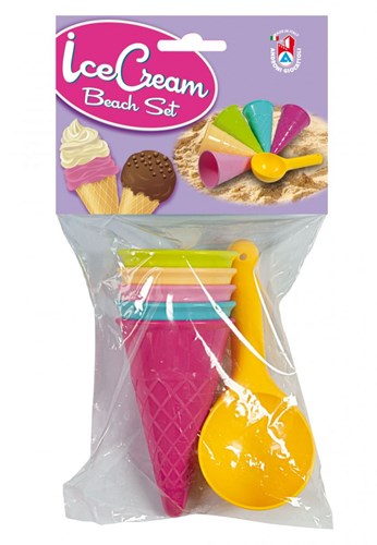 Androni Giocattoli set de jouets de plage moules à glace 6 pièces-2