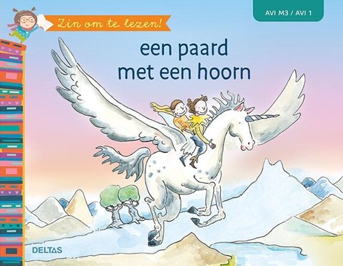 Deltas livre pour enfants apprendre à lire Un cheval avec une corne AVI M3