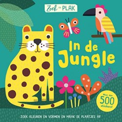 Lantaarn stickerboek jungle - Zoek en plak kleuren en vormen
