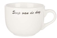 Cosy & Trendy bol à soupe céramique blanc 500 ml - vaisselle empilable