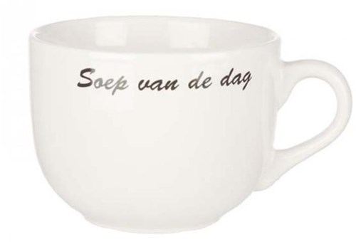 Cosy & Trendy bol à soupe céramique blanc 500 ml - vaisselle empilable